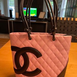 Authentic Vintage Chanel Cambon Leather Tote